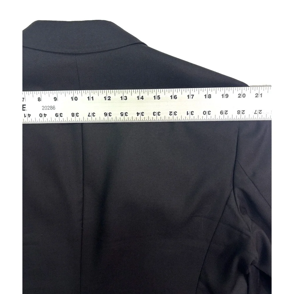 Hugo Boss 46R Black Raye7 Hopsack Blazer Jacket Sport‎ Suit Coat Extra Slim Fit